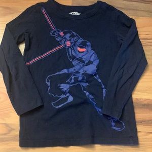 Navy Fortnite long sleeve shirt OshKosh sz 8